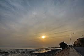 دولة الكويت غروب الشمس kuwait sun set sunset outdoor celestial