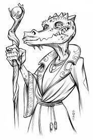 Using illustrator, you can take a rough sketch or even a blank slate and turn it into a unique and compelling character in no time! Kobold Sorcerer Fantasy Monster Concept Art Characters Fantasy Character Art