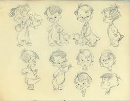 Model Drawing Of Michael From Peter Pan Disney Animation Art Character Design Sketches Disney Concept Art