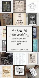 The Best 10 Year Wedding Anniversary Gift Ideas For Her 10 Year Wedding Anniversary Gift Anniversary Gifts 10 Year Anniversary Gift