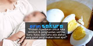 Tiada pantang larang yang berupa urutan, mandi herba ataupun calitan di dahi yang wajib dilaksanakan seusai bersalin. Lepas Bersalin Tak Boleh Makan Telur Nanti Gatai Doktor Selar Kenyataan Ini Erin Sakura