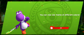 Players can unlock additional outfits and characters by participating in special online tournaments held by nintendo. Mario S Switch Sports Resort On Twitter You Can Unlock Purple Yoshi By Beating All Of The Offline Yoshi S Ring Shot Challenges