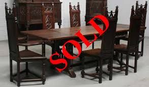 We would like to show you a description here but the site won't allow us. Gothic French Dining Table And 6 Chairs 5112 By M Markley Antiques