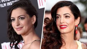 Celebrity look-alikes: Amal Clooney and Anne Hathaway, and more