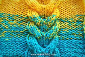 Fir cone is another oldie but goodie. Horseshoe Cable Stitch