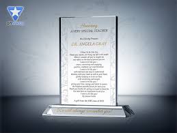 This is sample video of a plaque of appreciation. Best Teacher Appreciation Plaque Etched Crystal Award Plaque Samples