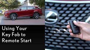 How To Remote Start Using Your Key Fob Lexus Youtube
