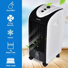 As the summers are unbearable for many of us who can't withstand the hotness of the weather. Elecwish Us Hw1002 Air Cooler Portable Evaporative Air Conditioner Fan Humidifier Bladeless Quiet Electric Fan With Ice Crystal Box For Home Office