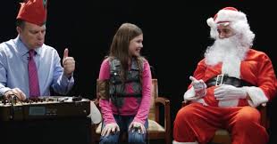 First, they are hooked up to the polygraph machine. Kids Were Hooked Up To A Lie Detector Test In Front Of Santa And It Was Adorable Vaalweekblad