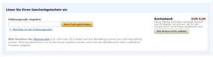 Kindle Gutschein Amazon Guthaben Einlosen