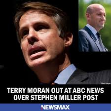 Terry Moran is out at ABC News, two days after the organization suspended  its correspondent for a social media post that called Trump administration  deputy chief of staff Stephen Miller a “world