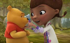 Doc Mcstuffins Meeting Winnie The Pooh In An Upcoming Episode Crossover Disney Doc Mcstuffins Plush Animals Winnie The Pooh