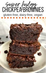 Chickpea Brownies Recipe Dairy Free Brownies Vegan Dessert Recipes Healthy Sweets