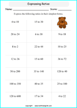 Download important ratio and proportion questions pdf based on previously asked questions in ibps po and other mba exams. Printable Ratio And Proportion Worksheets For Grade 5 And 6 Math Students Based On The Singapore Math Curriculum