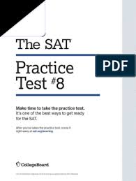 The answers are at the bottom of the page. Pdf Sat Practice Test 8 Narration Null Hypothesis