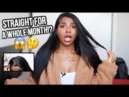 We black women love our head scarf. How To Keep My Natural Hair Straight For 1 Month Youtube