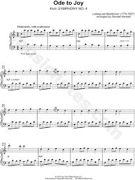 Enjoy the full piano video demo by clicking on the ode to joy easy piano video tutorial link in the next paragraph. Ludwig Van Beethoven Ode To Joy Sheet Music Piano Solo In C Major Download Print Sku Mn0117189