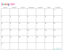 Download, customize and print 2021 blank calendar templates. Custom Editable 2021 Free Printable Calendars Sarah Titus From Homeless To 8 Figures