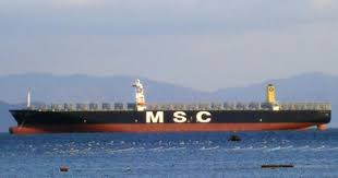 Msc Daniela World S Largest Container Ship By Teu Gcaptain Msc Mediterranean Shipping Company Ship