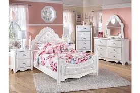 Usually ships within 3 to 5 weeks. Beds Exquisite Youth Poster Bed Ashley Furniture Girls Bedroom Sets Twin Bedroom Sets Kids Bedroom Sets