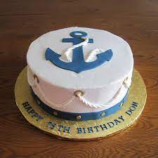 Buy anchor cake decorations and get the best deals at the lowest prices on ebay! Nautical Anchor Cake On Cake Central Anchor Cakes Anchor Birthday Cakes Nautical Cake