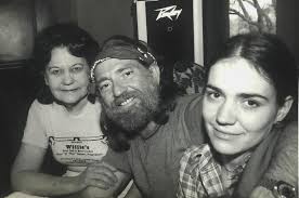 Willie with stepmother Lorraine & daughter Susie.