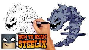 The intense light it radiates from the surface this pokémon is said to be a male evolution of cosmog. How To Draw Steelix Pokemon Youtube