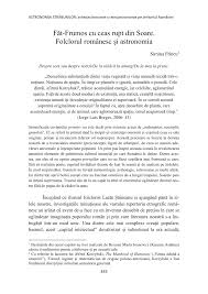 Soarele toamnei (care prevesteste iarna batranetii lui stefan) si bourul. Pdf FÄƒt Frumos Cu Ceas Rupt Din Soare Folclorul Romanesc È™i Astronomia