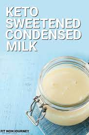 Keto Sweetened Condensed Milk Fit Mom Journey Recipe Keto Drink Keto Recipes Easy Keto Sauces