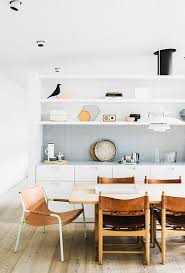 Weekend Escape A Coastal Retreat In Australia The Style Files White Bright Dining Room Leather Ch Home Decor Inspiration House Interior Home