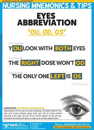 Eyes Abbreviation Mnemonic Nursingschool Nurse Nurses Rn Nursingstudent Nursesrock Nursingresources Nursing Mnemonics Health Assessment Nursing Nurse