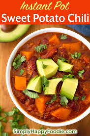 Instant Pot Mini Sweet Potato Chili Is A Perfectly Proportioned Batch Of Ch Healthy Instant Pot Recipes Easy Instant Pot Recipes Pressure Cooker Sweet Potatoes