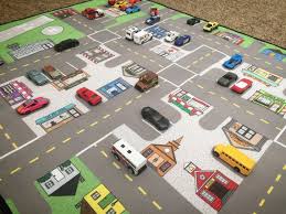 Road Map Kids Car Mat Kids Activity Mat Floor Game Matchbox Car Mat Hot Wheels Car Mat Gift Unique Gifts For Kids Rainy Day Activities For Kids Hot Wheels Cars