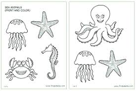 Pin By Misty Maberry On Kid Craft Ideas Coloring Pages Ocean Crafts Sea Animals