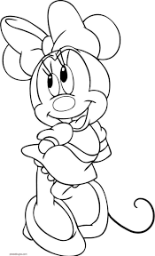 Dibujos De Minnie Para Colorear