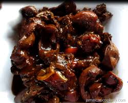 Trinidadian stew chicken is one of those classic chicken dishes you'd often see prepared for the. Brown Stew Chicken Liver And Gizzards Recipe Jamaican Cookery