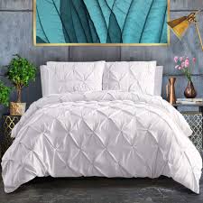 All categories amazon devices amazon fashion amazon global store appliances automotive parts & accessories baby beauty & personal care books computer & accessories electronics gift cards grocery. Amazon Com Ashleyriver 3 Piece Luxurious Pinch Pleated Cal King Duvet Cover With Zipper Corner Ties 100 120 G Microfiber Cal King Duvet Cover Set California King White Home Kitchen