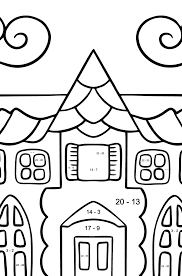 This is an exciting time! Online Coloring Page A House In An Enchanted Kingdom