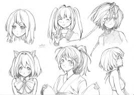 You can take a picture of your sketches as well as the final drawing and share them directly to the project gallery with your notes and comments rather than scanning them. Practice Drawing Manga Style By Shirachan91 On Deviantart