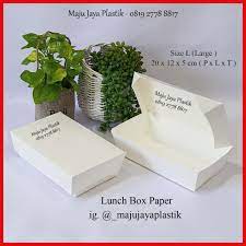 Nasi box tumpeng mini liwet kekinian rasa enak harga sesuai budget menu pilih sendiri. Lunch Box Paper Large Kotak Nasi Kekinian Besar Kotak Kertas Ayam Geprek Food Tray Isi 50pcs Shopee Indonesia