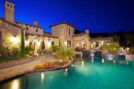 Santaluz Sandiego Tuscan Pool Home Sold Www Willisallen Com San Diego Houses San Diego Real Estate Backyard Pool