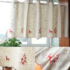 Christmas Kitchen Curtains Curtains Christmas Kitchen
