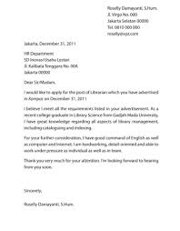 Contoh Surat Lamaran Kerja Bahasa Inggris