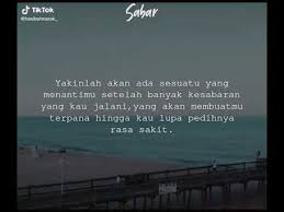 Sabar itu separuh dari iman. Jangan Ditanya Sampai Bila Harus Bersabar Kerana Sabar Itu Separuh Dari Iman Youtube