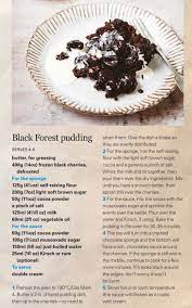 Black Forest Pudding Dessert Recipes Food Dishes