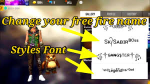You can customize your garena free fire names as you wish. How To Change Free Fire Name Styles Font Youtube