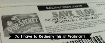 Redeemable At Walmart Coupons Walmart Coupon Coupon Redeem Store Coupons
