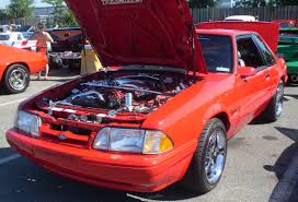 Image result for Bright Red 1993 Mustang