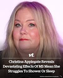 She opened up about the excruciating pain the condition leaves her with.  Read more:  https://vt.co/entertainment/christina-applegate-ms-symptoms-shower-sleep-struggle?utm_source=vt&utm_medium=picturepost