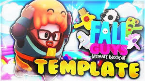 First Fall Guys Ultimate Knockout Thumbnail Template Latest Version Updated 28 Jul 2020 12 29 Template Latest Fall Thumbnail Version In 2020 Guys Templates Fall